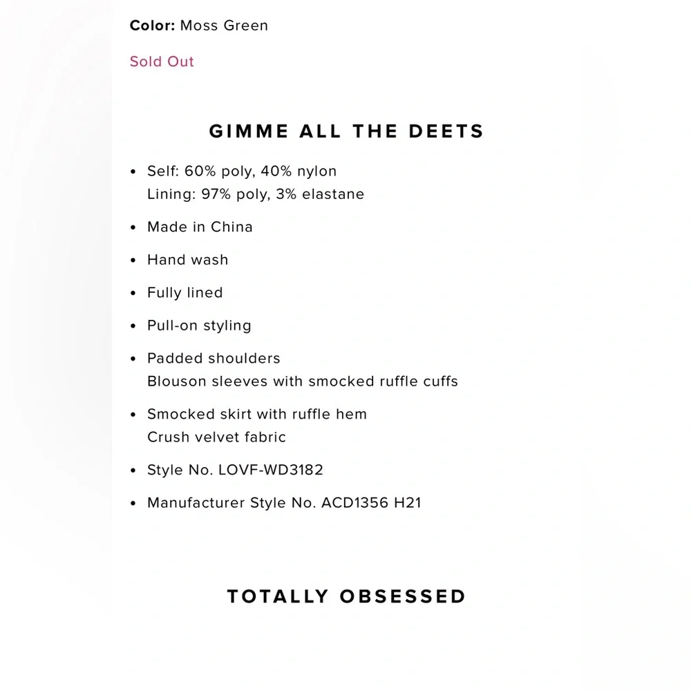 NEW Lovers and Friends Edith mini dress XS - Picture 8 of 8